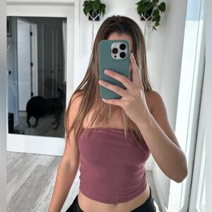 American Eagle Mauve Stretchy Tube Top
